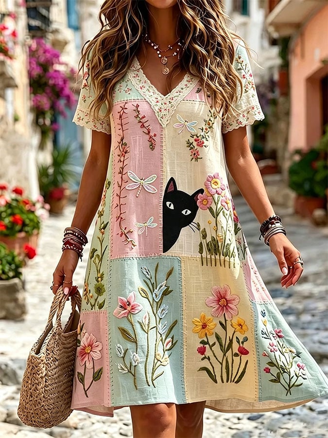 Women's Casual Printed Dress