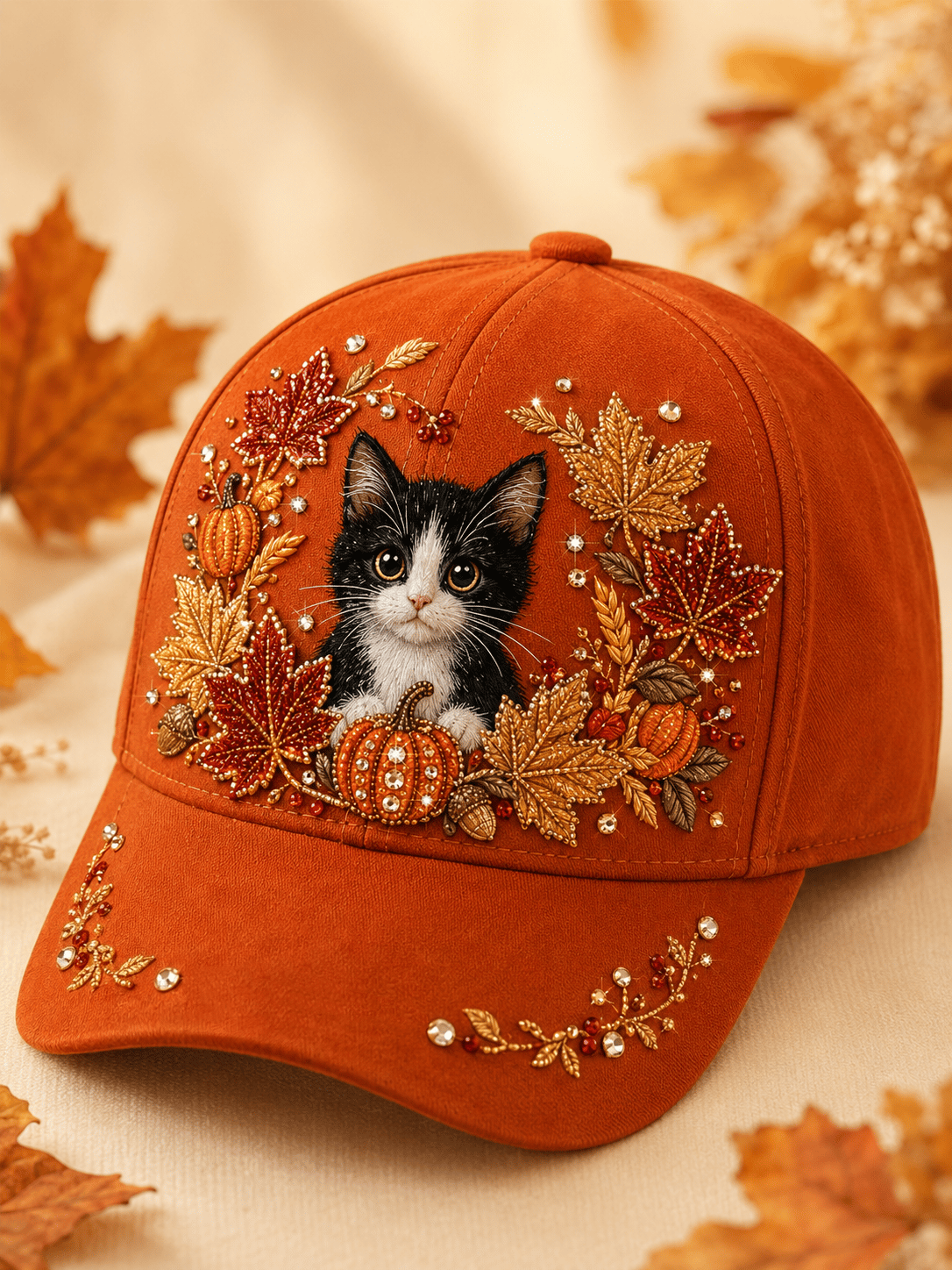 Fall Animal Print Hat