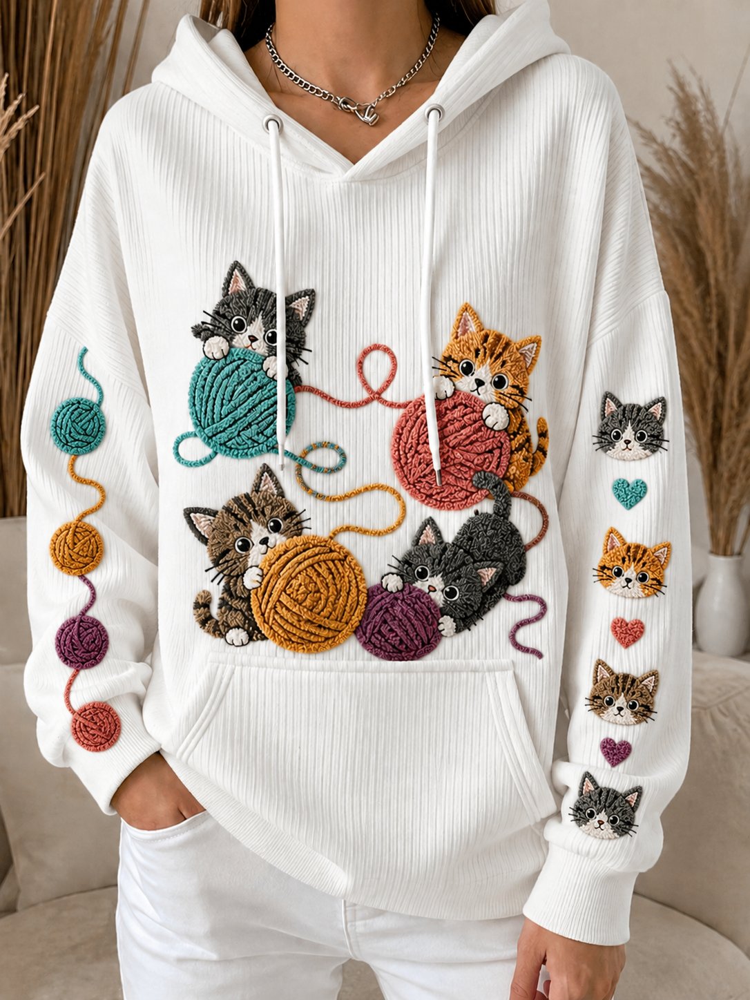 Women's Casual Animal Print Hoodie
