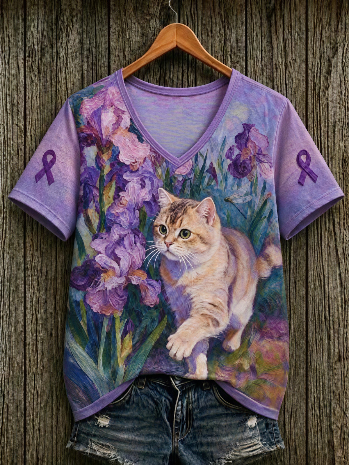 Women's Alzheimer's Awareness Graphic Print T-Shirt
