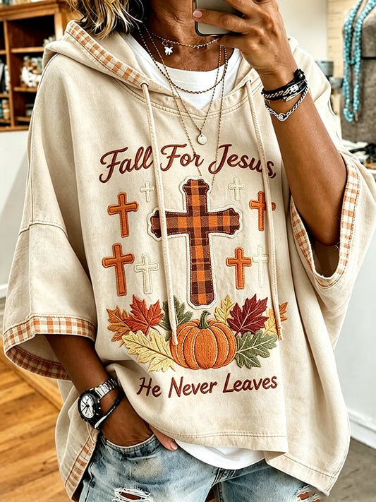 Fall For Jesus He Never Leaves Top