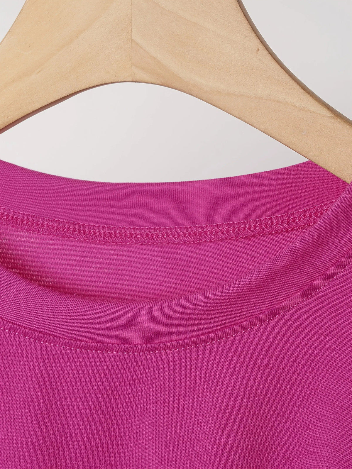 Women'S Breast Cancer Awareness Heart Ribbon Round Neck 100% Cotton T-Shirt
