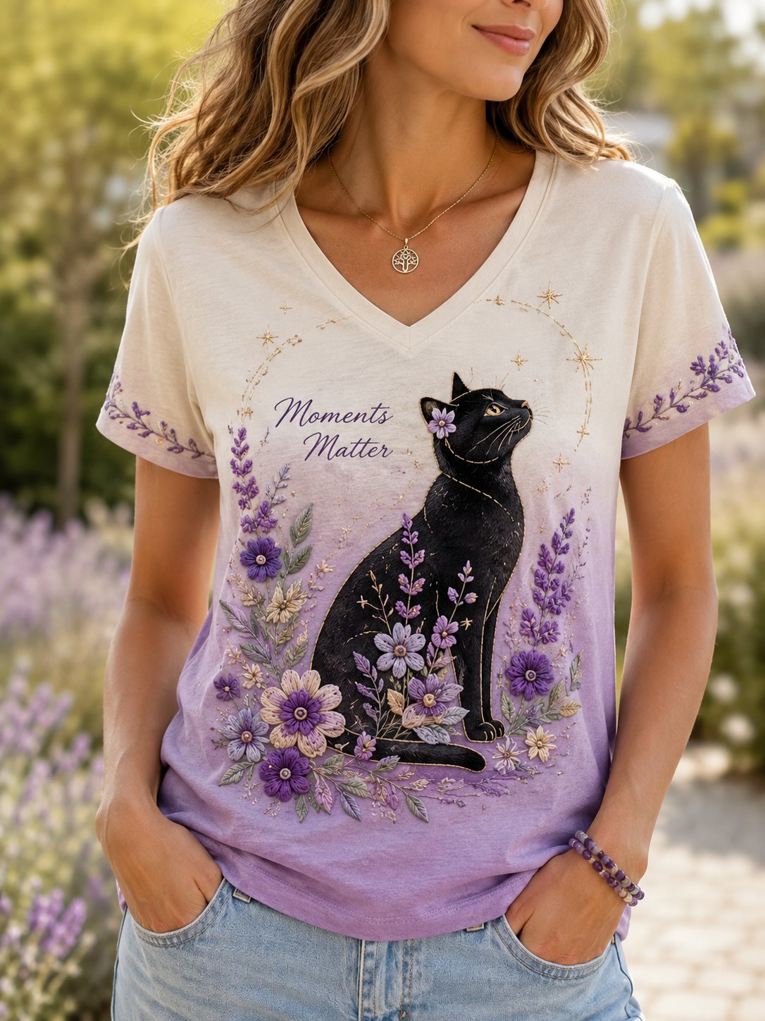 Women's Alzheimer's Awareness Graphic Print T-Shirt