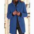🔥Hot Sale🔥 Casual Vintage Oversized Lapel Button Long Coat