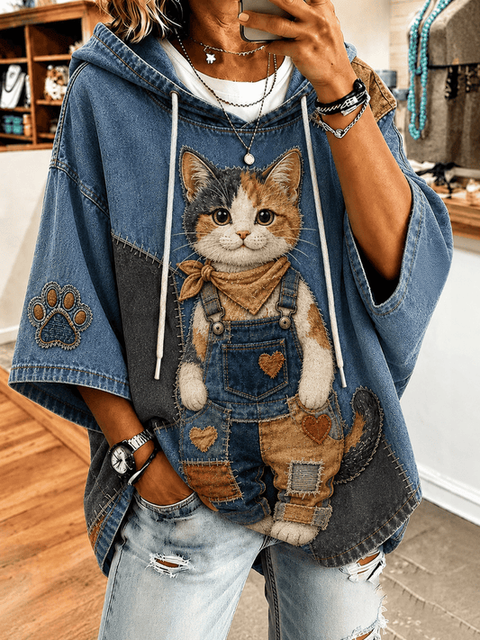Women's Casual Animal Print Hoodie