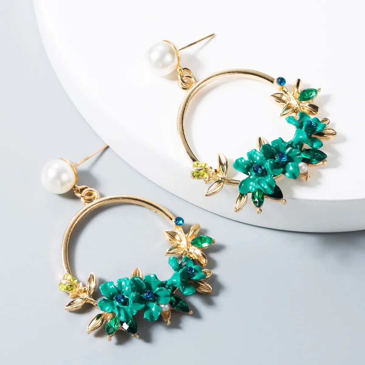 Sweet Soft Ceramic Pearl Earrings