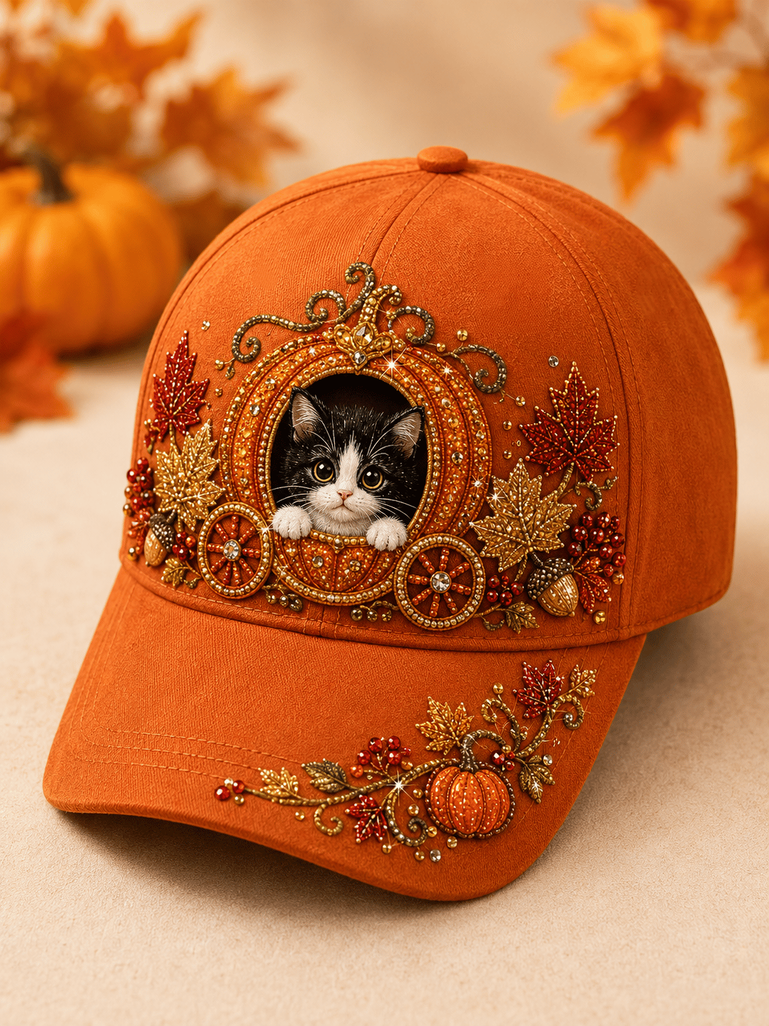 Fall Animal Print Hat