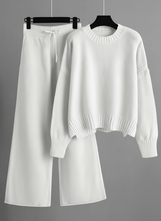 ⏰ LAST DAY SAVE 50% 💥2025 Hot Sale Casual Soft Cashmere Sweater Suit