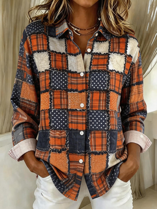 Women'S Casual Loose Printed Shirt