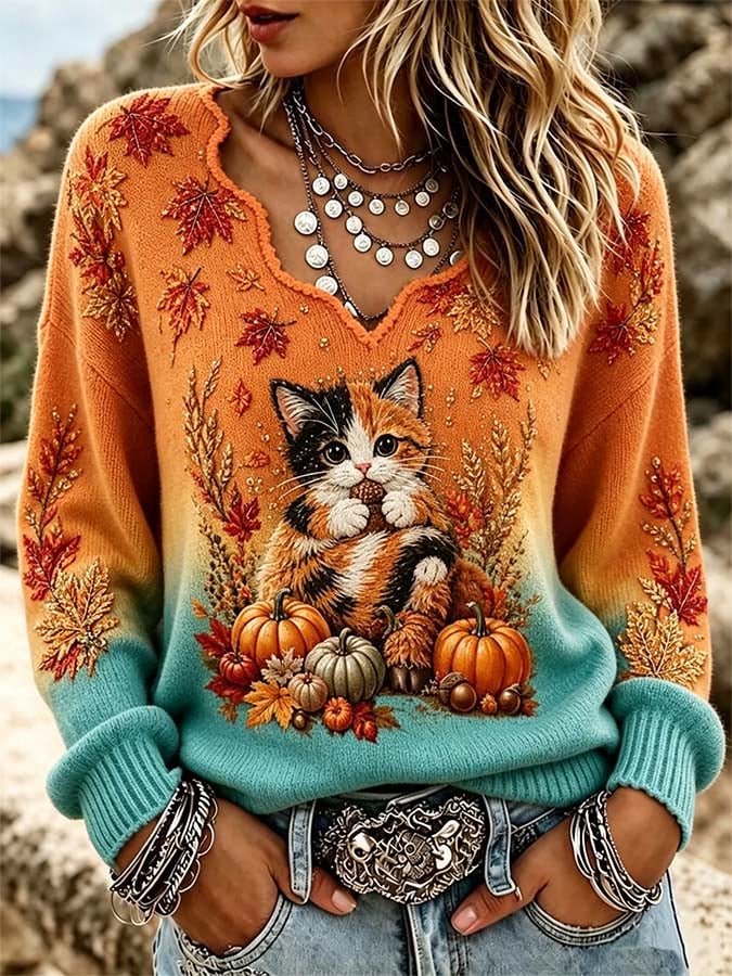 Women'S Casual Printed Top
