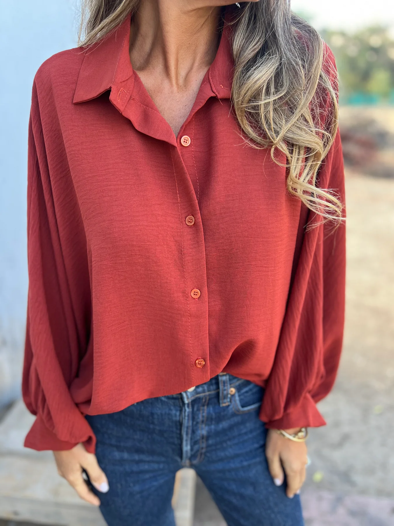 Women's Casual Relaxed Linen Top