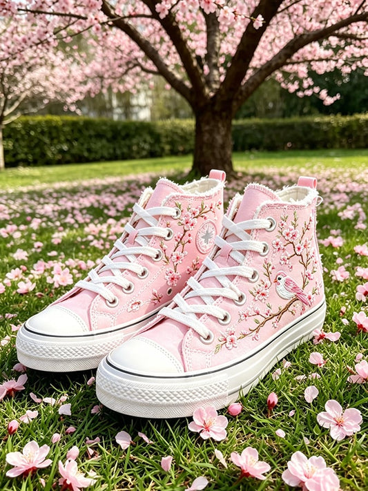 Women's Canadian Maple Leaf Print Canvas Shoes