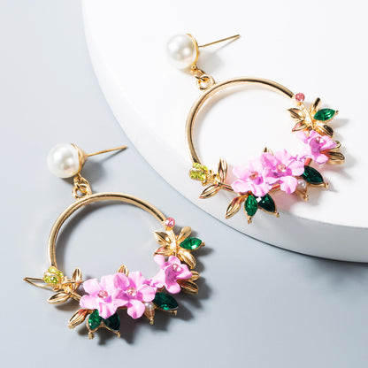 Sweet Soft Ceramic Pearl Earrings