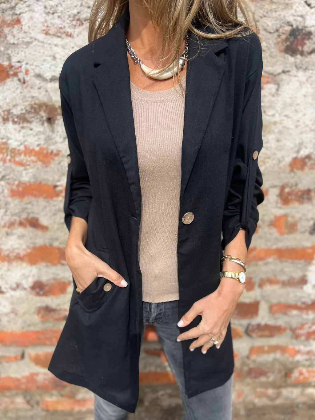 CLEARANCE SALE🔥Essential Linen Blazer