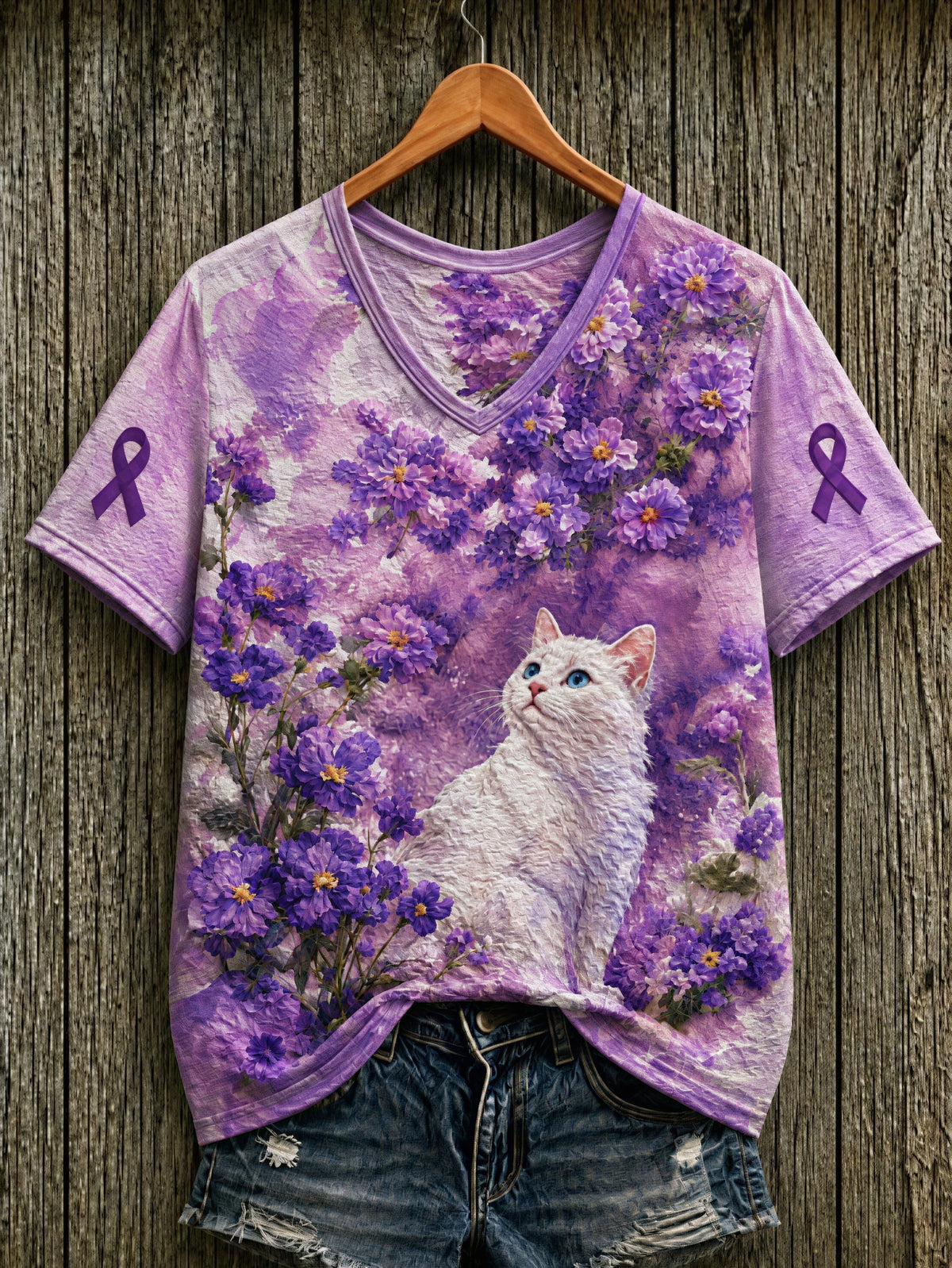 Women's Alzheimer's Awareness Graphic Print T-Shirt