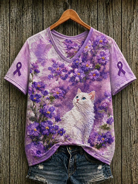 Women's Alzheimer's Awareness Graphic Print T-Shirt