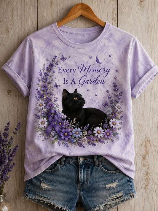 Women's Alzheimer's Awareness Graphic Print T-Shirt