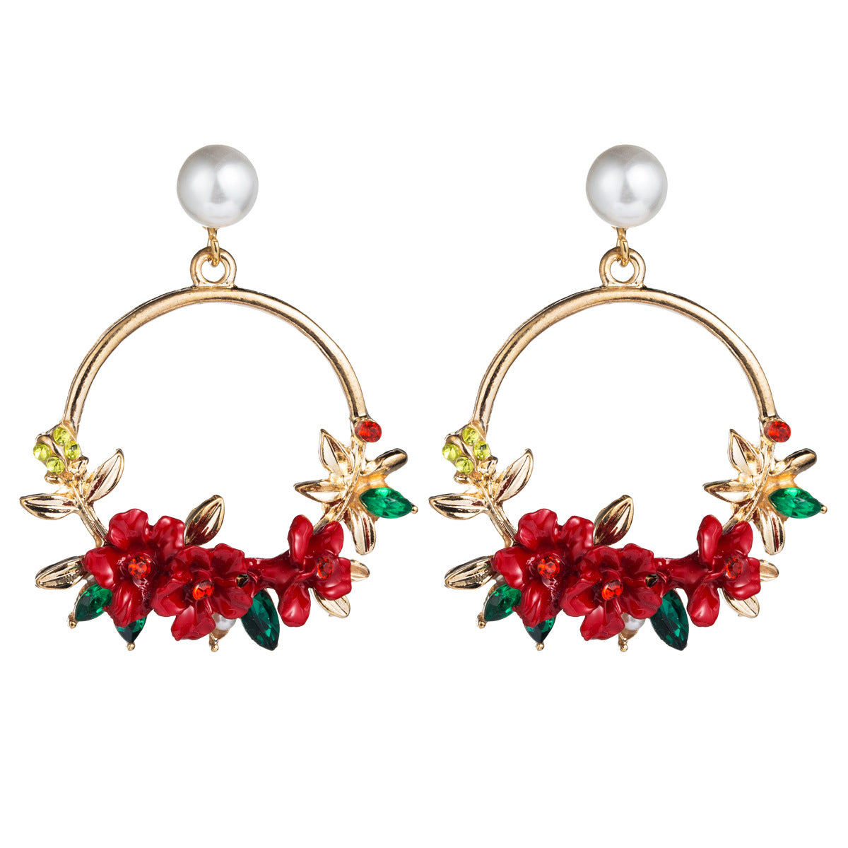 Sweet Soft Ceramic Pearl Earrings