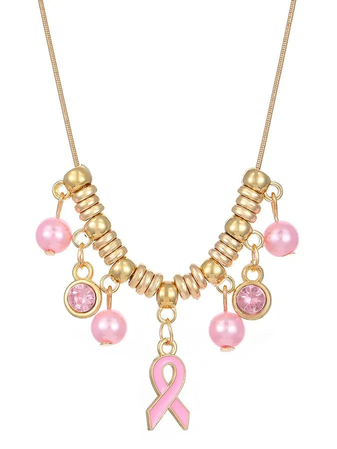 Breast Cancer Awareness Necklace