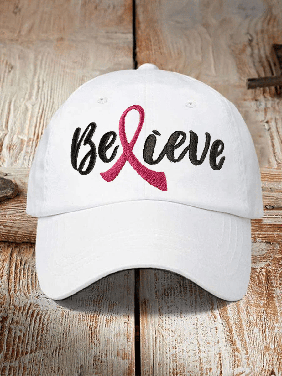 Unisex  Breast Cancer Awareness Floral  Hat
