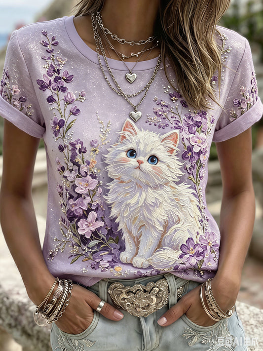Women's Alzheimer's Awareness Graphic Print T-Shirt