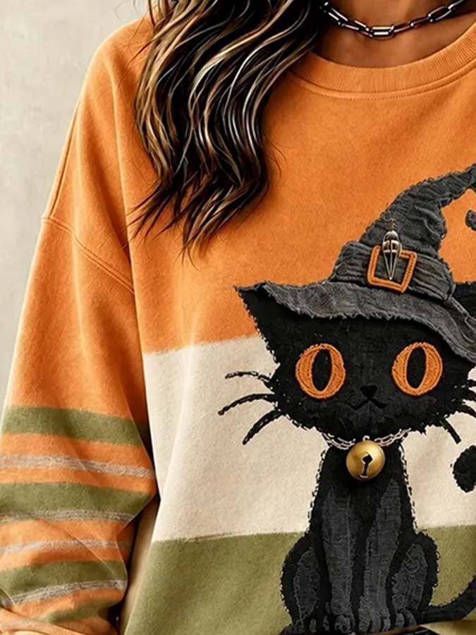 Women'S Casual Printed Sweatshirt