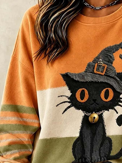 Women'S Casual Printed Sweatshirt