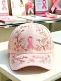 Pink Plaid Print Cap