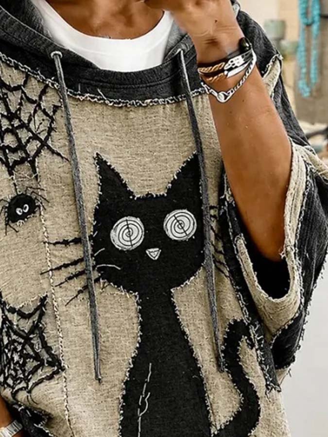 Women'S Casual Printed Hoodie