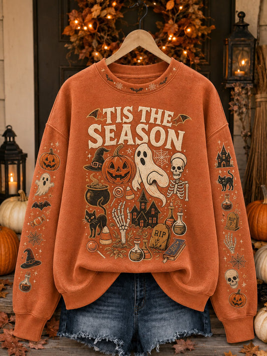 Women'S Halloweentown Print Sweatshirt