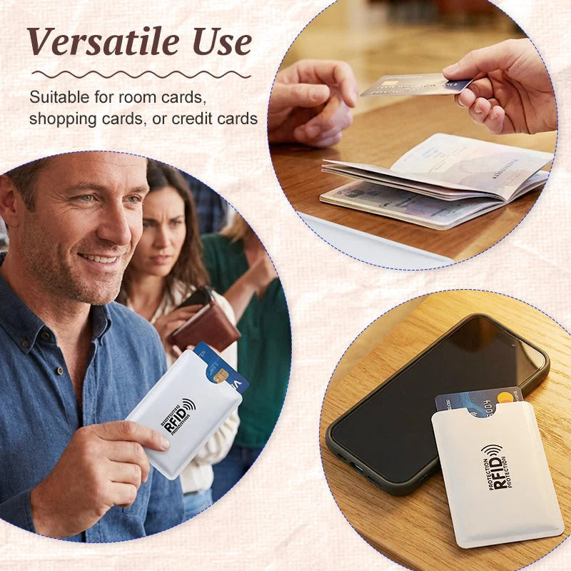 RFID Blocking Card Sleeves (8-Pack)