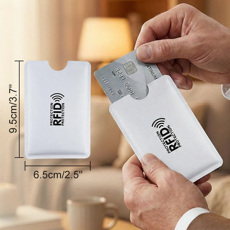 RFID Blocking Card Sleeves (8-Pack)