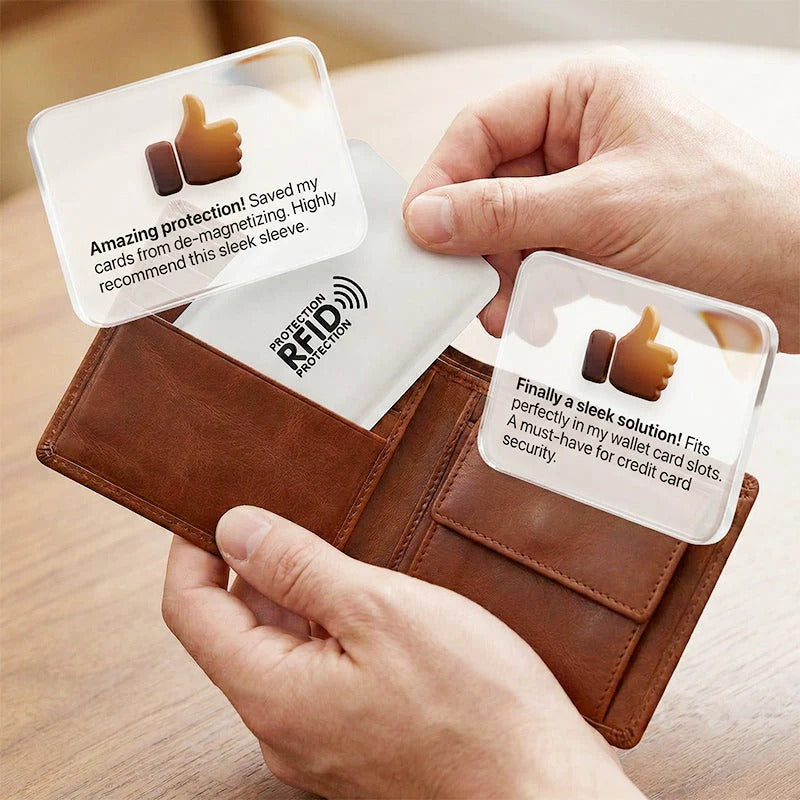 RFID Blocking Card Sleeves (8-Pack)