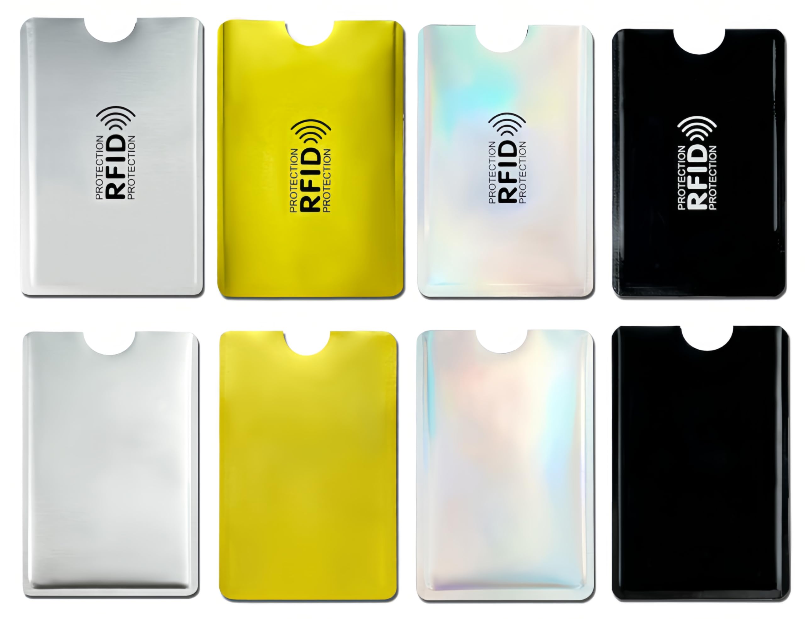 RFID Blocking Card Sleeves (8-Pack)