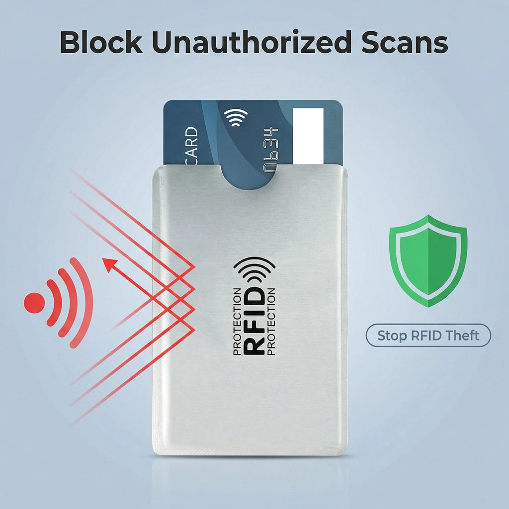 RFID Blocking Card Sleeves (8-Pack)
