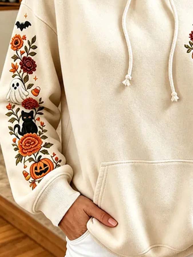 Women's Casual Printed Hoodie