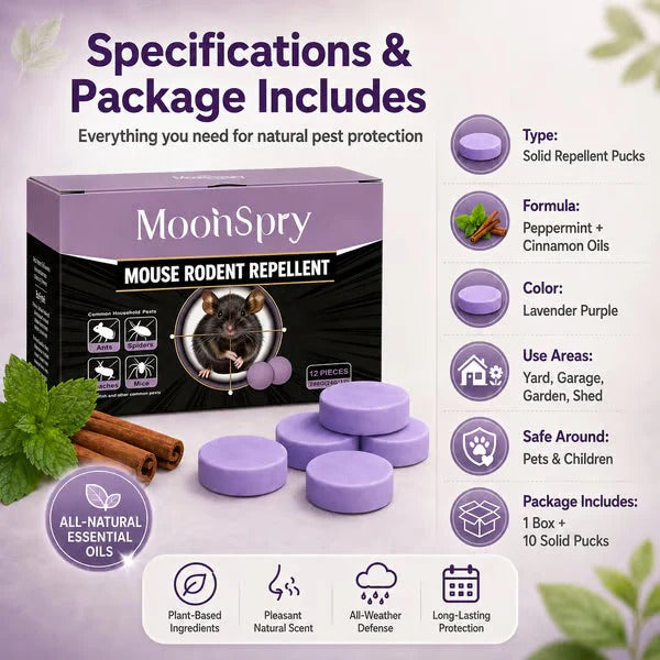 All-Natural Pest & Rodent Repellent Pucks