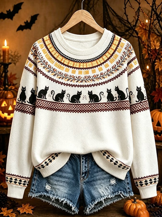 Women'S Halloweentown Print Sweatshirt