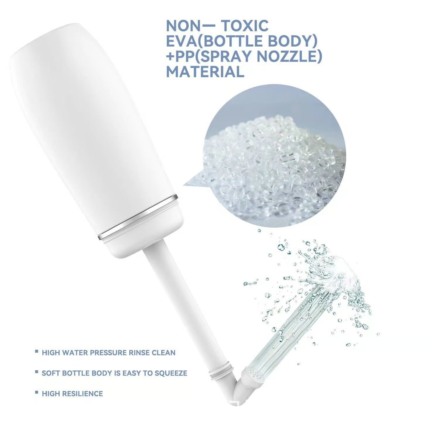 💧Portable Bidet 🧼– 🕌Perfect for Wudu & Daily Hygiene, 13.5 oz, Leak‑Proof