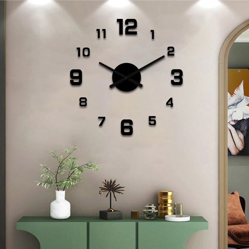 🥳2026 HOT SALE🥳⏰3D DIY Luminous Acrylic Wall Clock Set