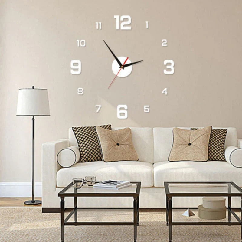 🥳2026 HOT SALE🥳⏰3D DIY Luminous Acrylic Wall Clock Set