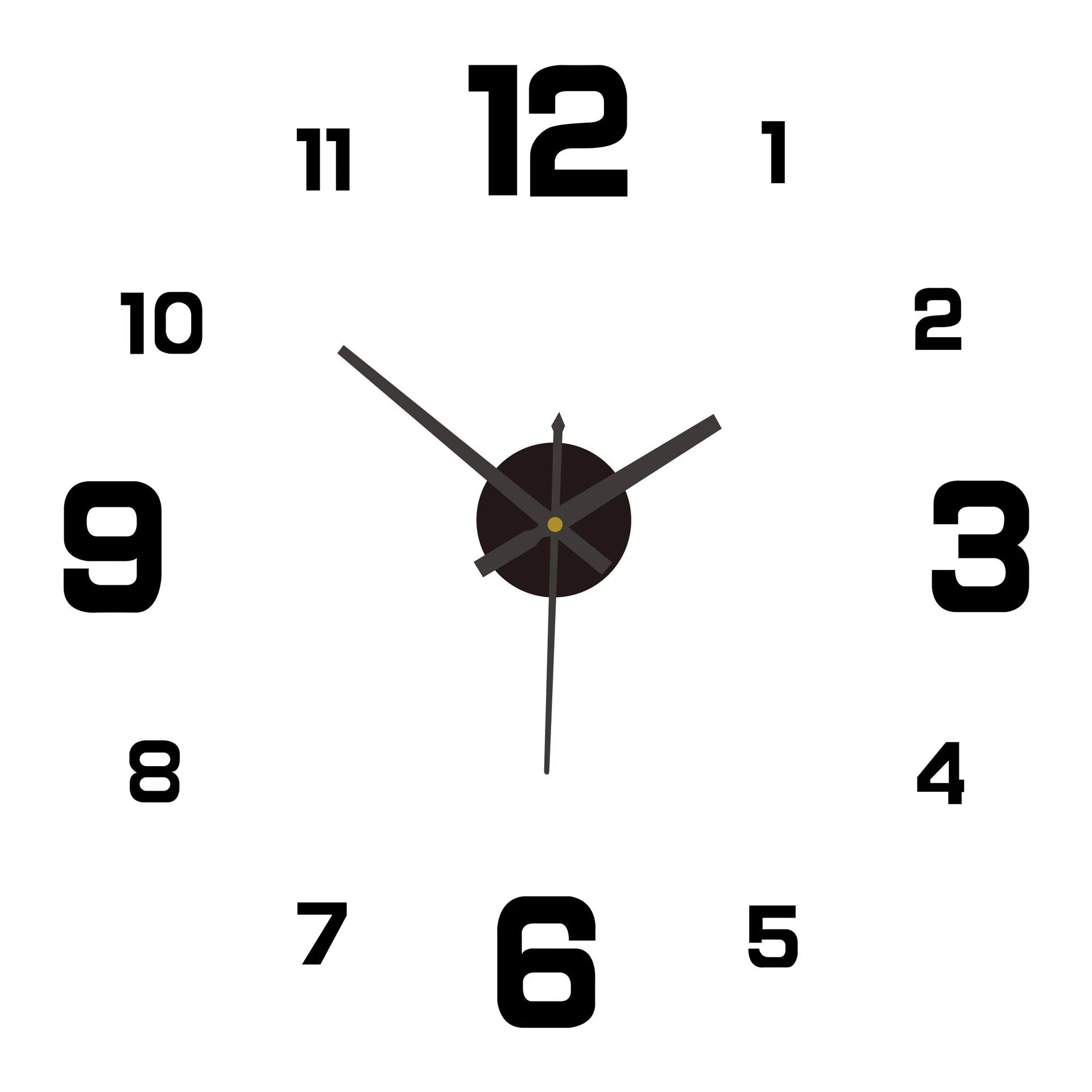 🥳2026 HOT SALE🥳⏰3D DIY Luminous Acrylic Wall Clock Set