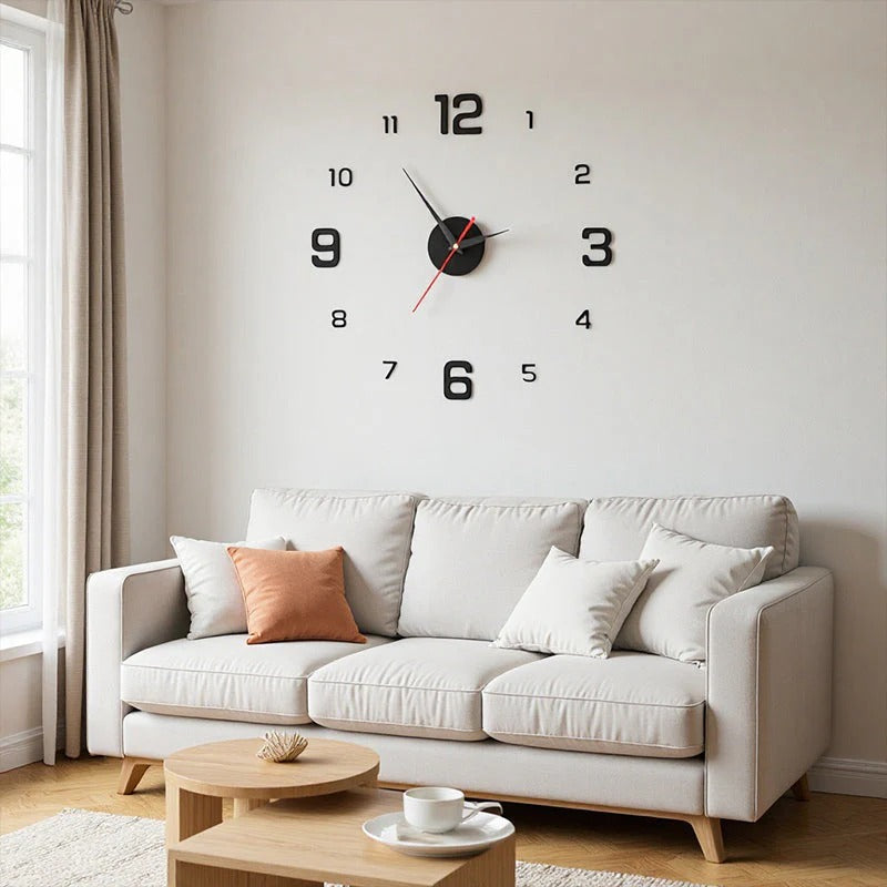 🥳2026 HOT SALE🥳⏰3D DIY Luminous Acrylic Wall Clock Set