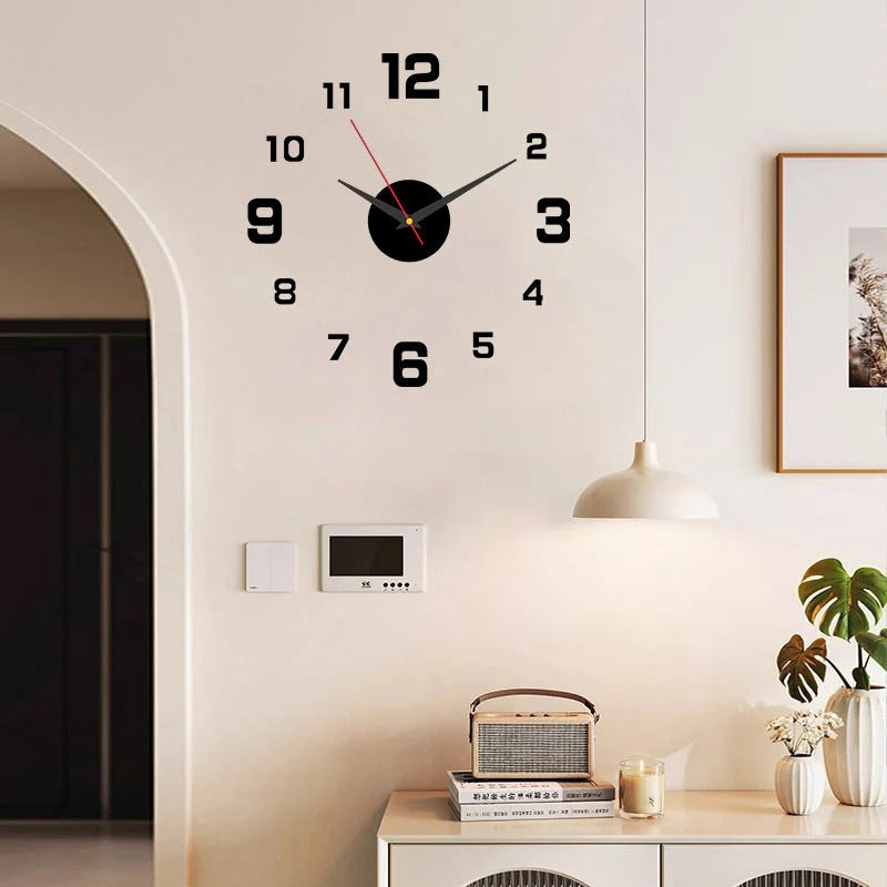 🥳2026 HOT SALE🥳⏰3D DIY Luminous Acrylic Wall Clock Set