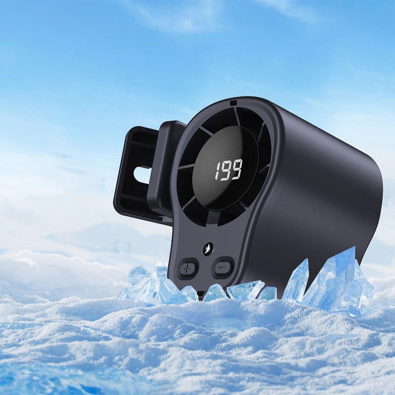 Portable Turbo Fan with LED Display Rechargeable Personal Cooling Fan