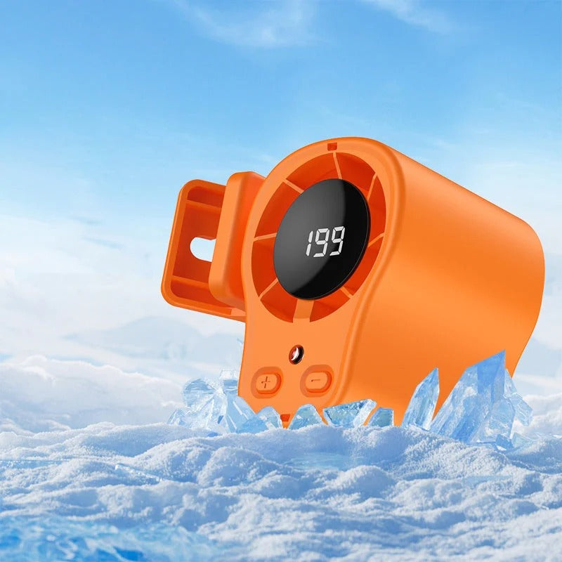 Portable Turbo Fan with LED Display Rechargeable Personal Cooling Fan