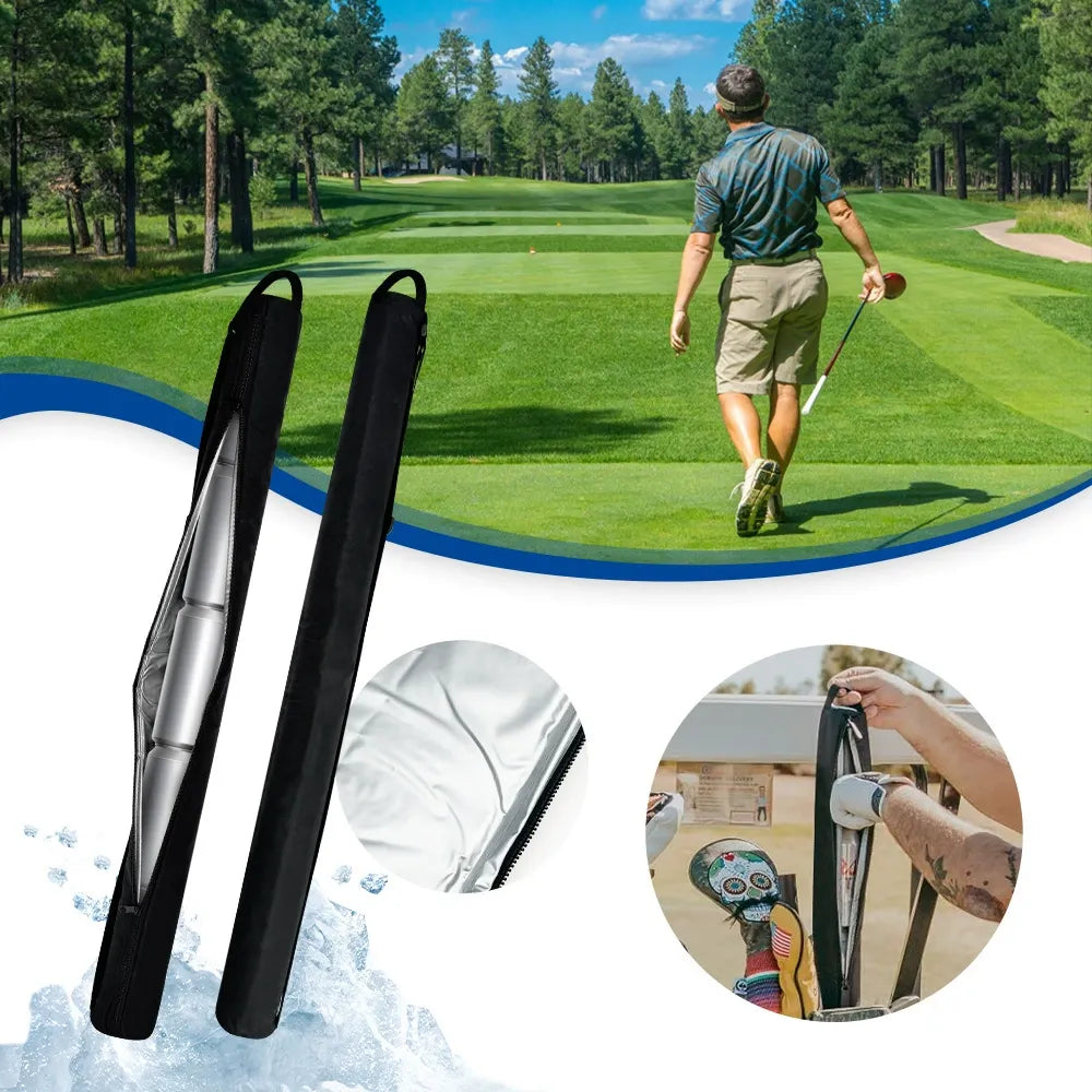 ⛳️Golf Bag Beverage Sleeve with Insulated Cooler for 7 Cans
