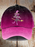 Unisex Breast Cancer Print Casual Hat