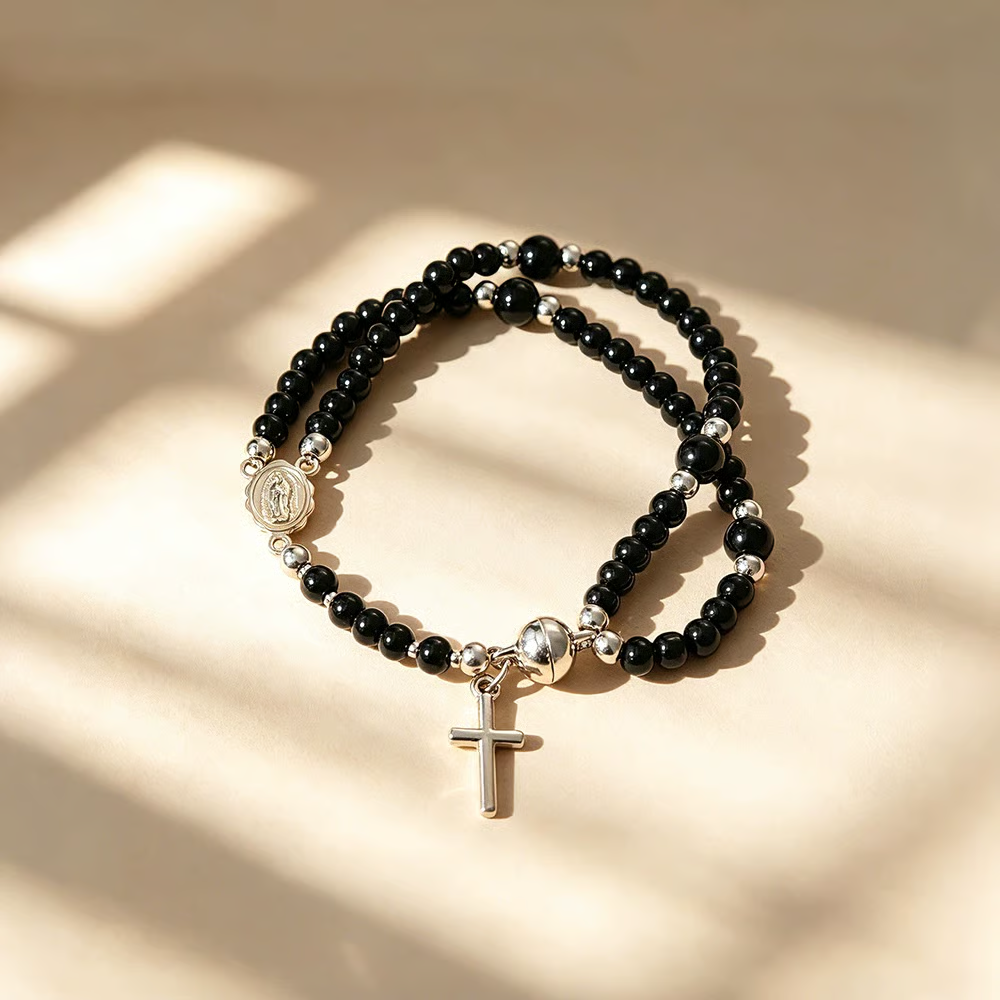 ✝️Handcrafted rosary bracelets📿