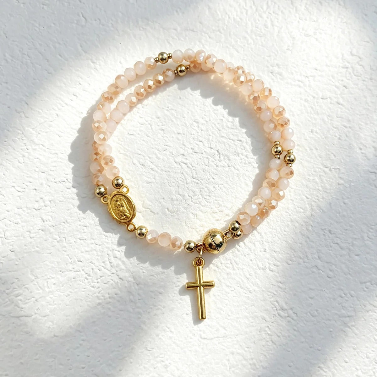✝️Handcrafted rosary bracelets📿